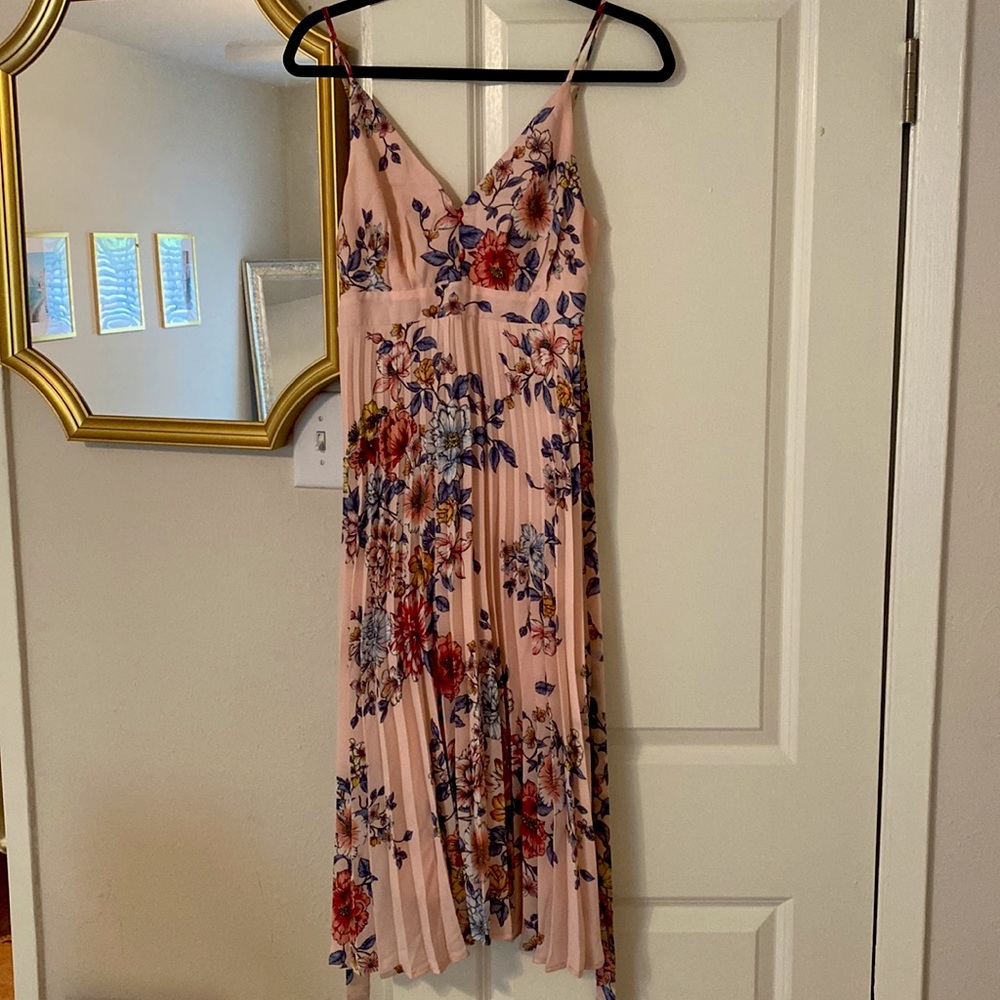 Thirty Thirty, floral dress with elegant pleats